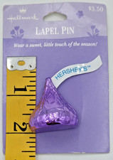 Vintage Hallmark Hersheys Kiss Lapel Pin Broo...