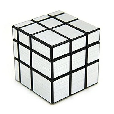 Qiyi Mirror 3x3 Silver Non-Magnetic Speedcube