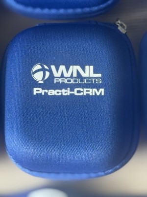  WNL Products Practi-CRM AED Trainer Set w/ Zip Case. 