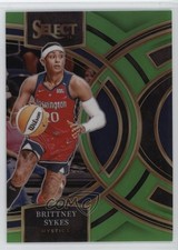 2024 Panini Select WNBA Premier Level Neon Green Prizm 68/75 Brittney Sykes go9