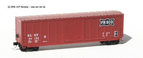 Roundhouse N 8162 - 50´ Boxcar SLSF Frisco #44125 (w/MTL); aga NEW, ohne OVP | Condition: Gebraucht