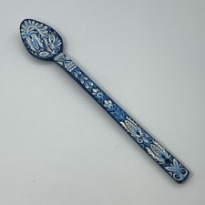 Hand Carved Wooden Spoon Hand Painted Artisan Decorative Folk Art Polish Style
