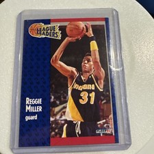1991-92 Fleer - League Leaders Reggie Miller #226 Indiana Pacers