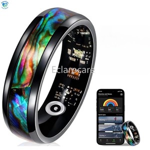 Size 7-13 Smart Fitness Ring Temperature Heart Rate Sleep Waterproof women men 
