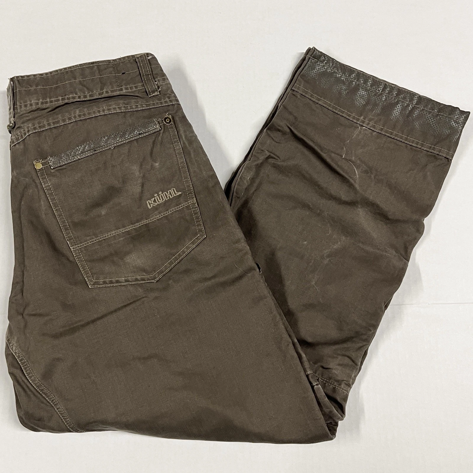 Kuhl Rebel Pants Men 34 Brown Pant Tactical Mountain 34x30 Hike Gorp Outdoor Men