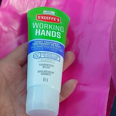 O'Keeffe's Working Hands Night Treatment Hand Cream Lavender 85g Non-Greasy