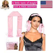 Heatless Hair Curler Overnight,No Heat Hair Curlers to Sleep in, Soft Ribbon ...
