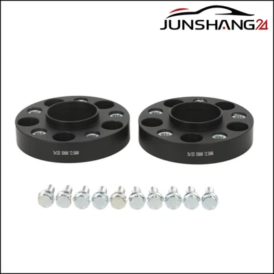 Spurplatten Spurverbreiterung Distanzscheibe Ø72,5 5x120 2x30mm Aluminium6061-T6 - Bild 1 von 4
