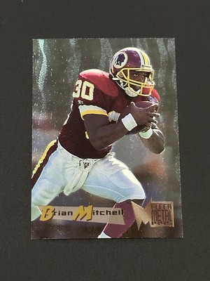 1995 Fleer Metal Brian Mitchell #195 Washington Redskins (R)