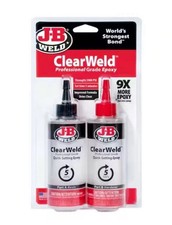 Sealed JB Weld 50240 ClearWeld Professional Grade Epoxy, Clear 8 oz