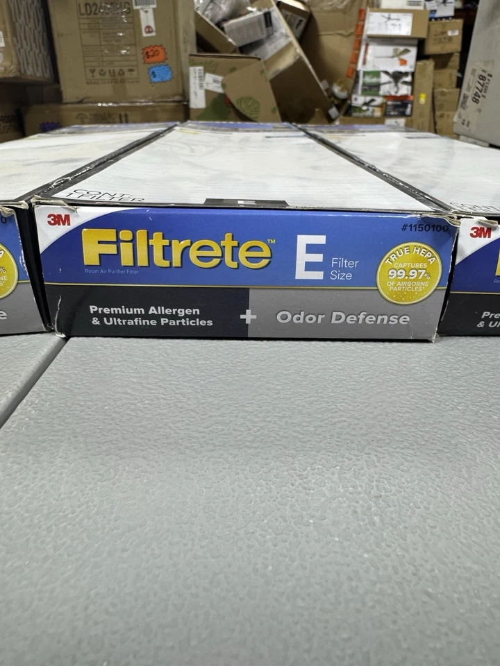 LOTE DE 3 - 3M FILTRO E filtro HEPA para purificador de aire IDYLIS IAP-GG-125 #1150100 Foto 2 de 2