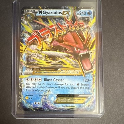 Pokémon TCG M Gyarados EX 27/122 Mega Holo Ultra Rare Breakpoint