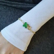 Silver 925 Necklace  Bracelet Set with Bear Pendant - New