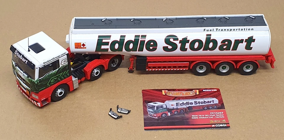 Corgi 1/50 Scale CC15207 - MAN TG-X (XL) Fuel Tanker Truck - Eddie Stobart Ltd - Bild 4 von 4