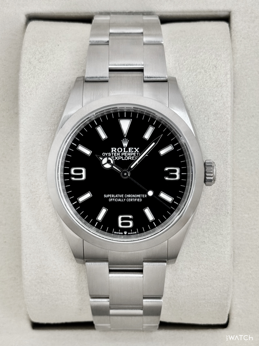 NEW 2026 Rolex Explorer 36mm 124270 Stainless Steel Black Dial | eBay