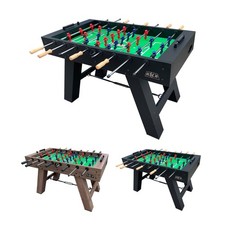 KICK FY486 Black Cavalier 55" Foosball Table, 1/2" MDF Playing Field, 5/8"