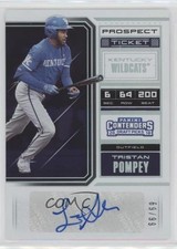 2018 Panini Contenders Draft Picks Prospect Ticket 69/99 Tristan Pompey Auto 8we
