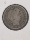 🌴1907 RARE Barber Dime GOOD CONDITION