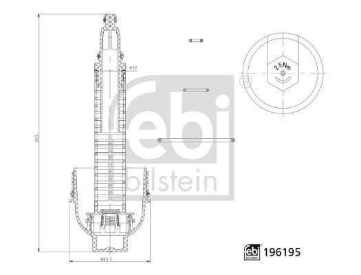 Febi Bilstein 196153 Querlenker FüR Jaguar-image
