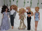 Vintage Barbie Doll Lot 5 Mattel Dolls Clothes Accessories 1980s 1990s TLC D
