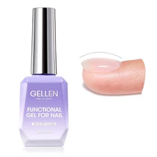 Builder Gel for Nails, 18Ml Clear Nail Extension Hard Gel in Bottle, Soak off Lo