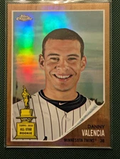 2011 Topps Heritage - Chrome Danny Valencia #C127 Refractor /562