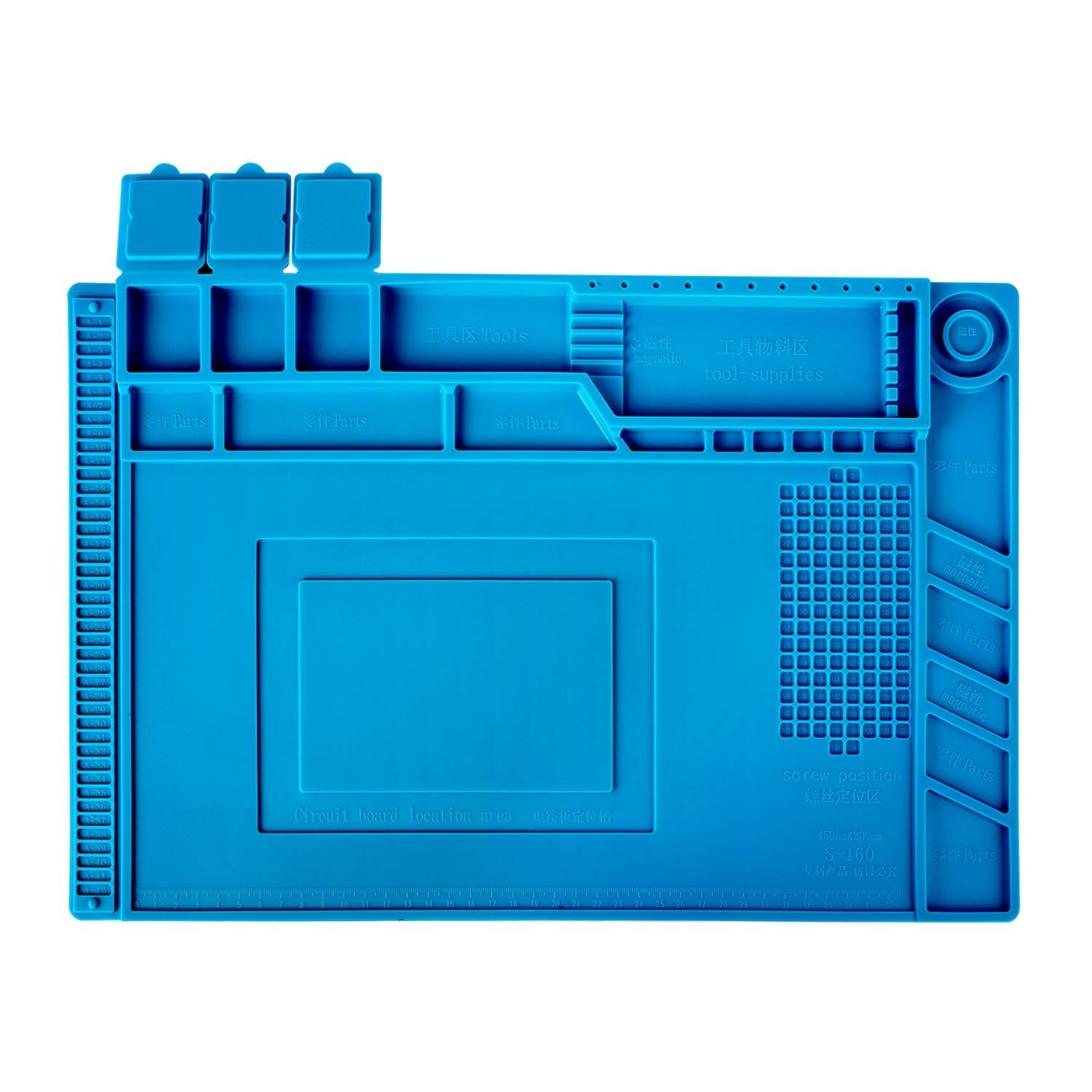 Kaisi S-160 Soldering Mat Insulation Silicone Magnetic Repair S-160,
