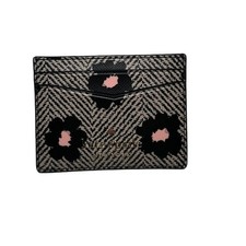 Kate Spade Staci Small Slim Cardholder Herringbone Floral Card Holder