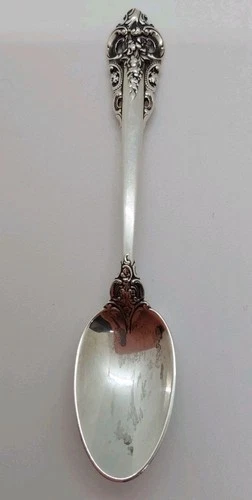 Vintage Grande Baroque by Wallace Sterling Silver Demitasse Spoon 4 1/8"