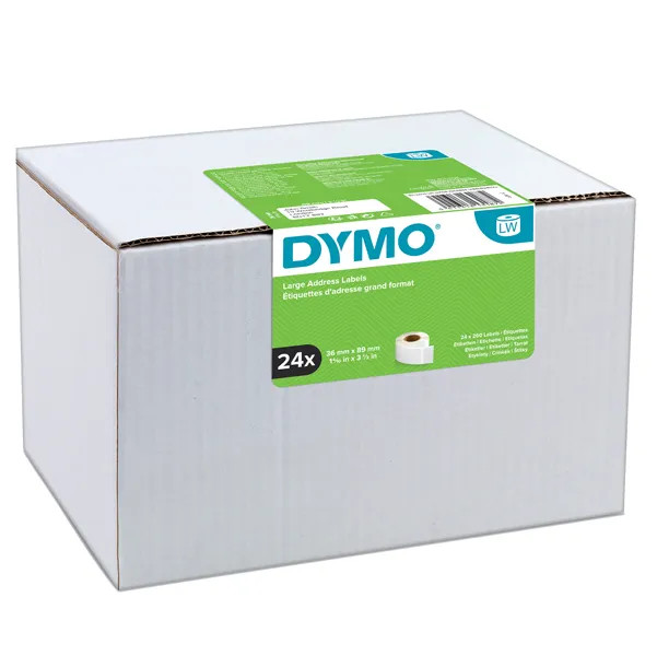 Dymo Etichette Labelwriter 36 X 89 Mm 24 Rotoli 6240 Etichette Autoadesive - Immagine 7