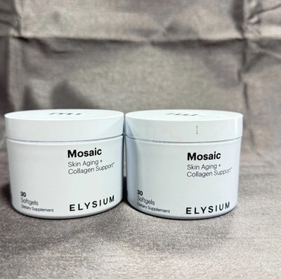 ELYSIUM Mosaic Hyaluronic Acid & Collagen Supplement 60 Caps Exp 1/2027