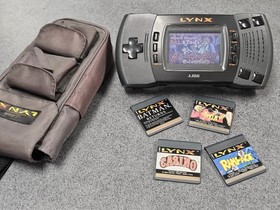 🔥 Atari LYNX Model 2 II Handheld Console W/ Games *WORKS GREAT *  🔥