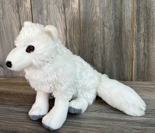 Wild Republic White Wolf Plush 11" Toy Stuffed Arctic Animal Wolf Fox Dog