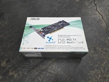 Vintage Asus Xonar DS/PSI 7.1 Audio Card 192k/24bit 90-YAA0F0-0UAN00Z Opened Box