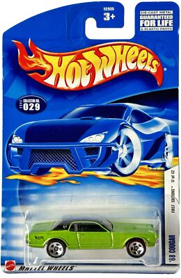 HOT WHEELS  68 MERCURY COUGAR FIRST EDITIONS
