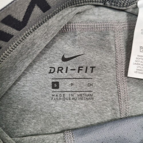 Nike Shorts Boys Small Gray Pro Tight Compression Dri-Fit Youth Kids - Picture 6 of 9