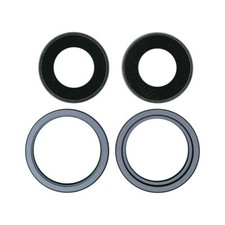 Glass Camera Lens with Bezel Set Back 2 Parts for Apple iPhone 14 Plus Midnight