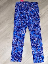  Lilly Pulitzer South Ocean Skinny Crop Pant Coastal Blue Whispurr Size 2 NEW