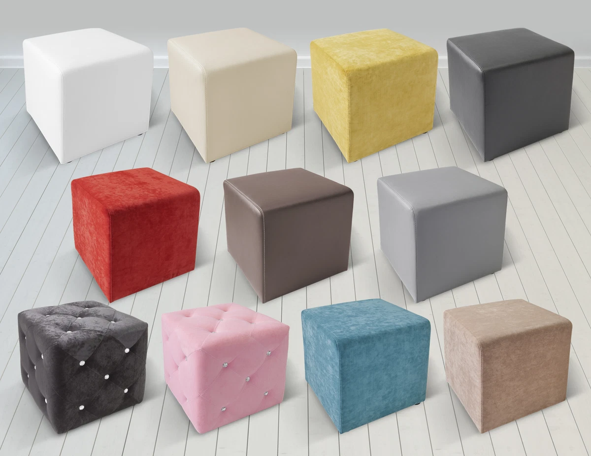 Suede storage sale ottoman