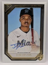 2021 Topps Gallery - Rookie Autographs #RA-JD Jose Devers (AU, RC)