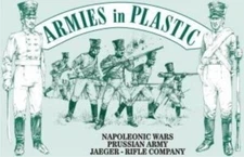 ARMIES IN PLASTIC SET 5498 NAPOLEONIC WARS PRUSSIAN ARMY JAEGER-RIFLE COMPANY