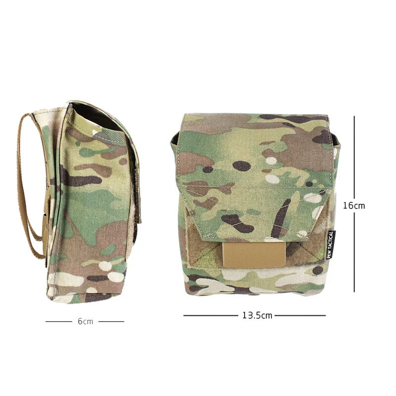 Pew Tactical SS Style Accessory Pouch JSTA Sundry Pouch MOLLE Pouch Utility Camo - Image 3 of 4