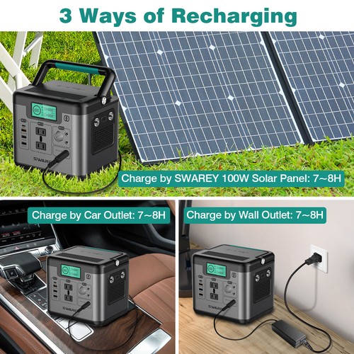 500W 144000mAh Power Station 518Wh Backup Lithium Battery Pack Solar Generator - Picture 7 of 12