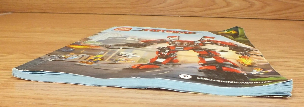 Original Lego 70615 The Ninjago Movie Instruction Manual ONLY