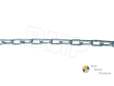 BEST-METAL-PRODUCTS (BMP) (1ft) 1/8" Stainless Steel Chain Boat Anchor Windlass by the foot 0600204