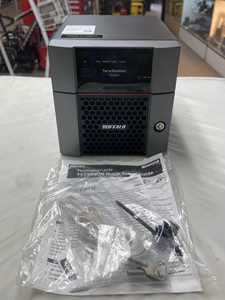 BUFFALO TERASTATION TS3020 2 BAY DESKTOP NAS 4TB HARD DRIVE
