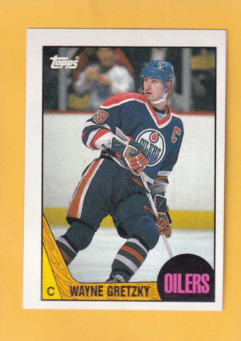 1987-88 Topps #53 Wayne Gretzky Edmonton Oilers NM Near Mint #32363