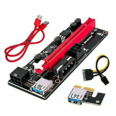 SODIAL USB 3.0 PCI-E Express 1 to 16x Extender Riser Card Adapter