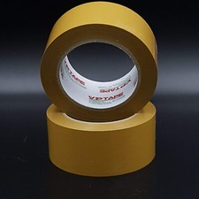 6 Rolls Economy Tan Packaging Tape, 48mm x 110 Yds, Thickness 1.8 Mil