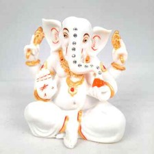 Ganesh Statue With Marble Finish Exclusive Ganesha Murti Ganpati Idol